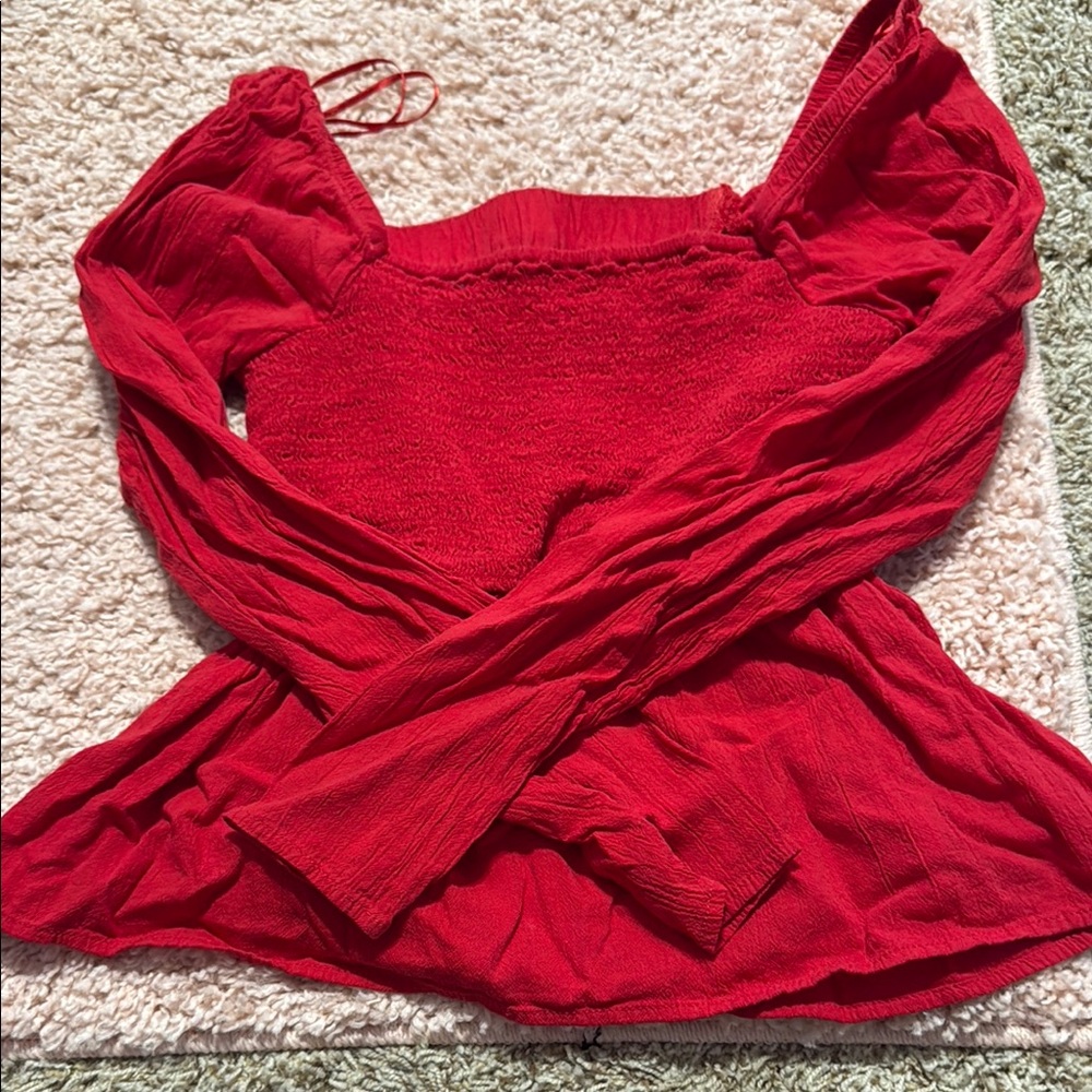 Old Navy Vibrant Red Knit Sweater